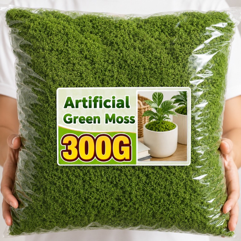 Sphagnum Moss Dry - Künstliches grünes Moos, künstliches Moos für